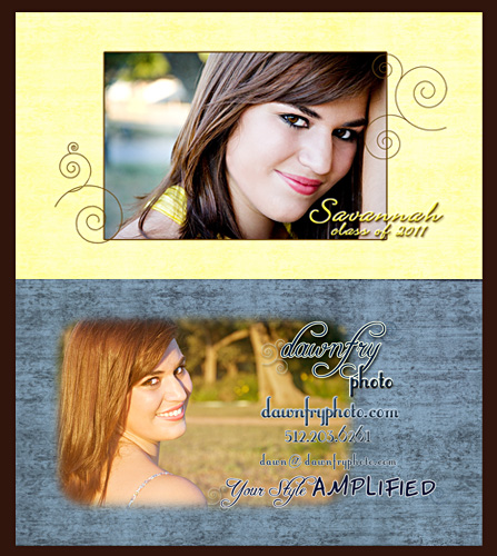 rep card, senior models, dawn fry photo